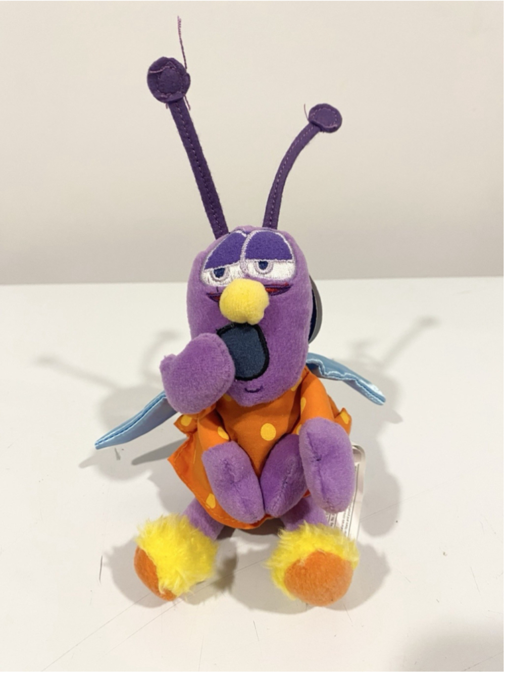 Original Silly Slammers Tucker Purple Bug Beanbag Plush Limited Edition Tagged